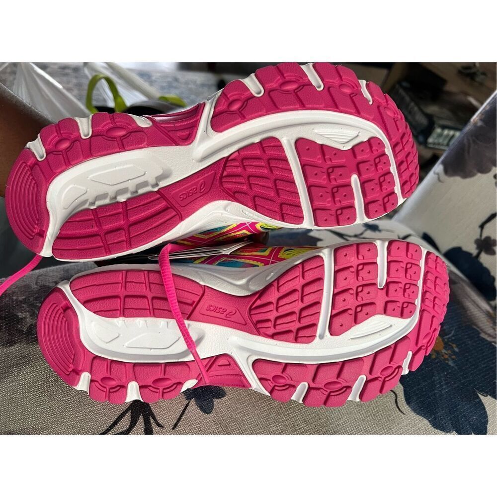 ASICS Gel Contend 3 Running Shoes C566N Women's Size US 5.5 Pink/FYG Reflective - Picture 9 of 12